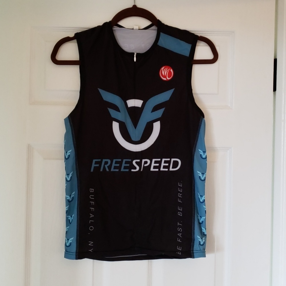 Mens Freespeed Triathlon Running Tank Top